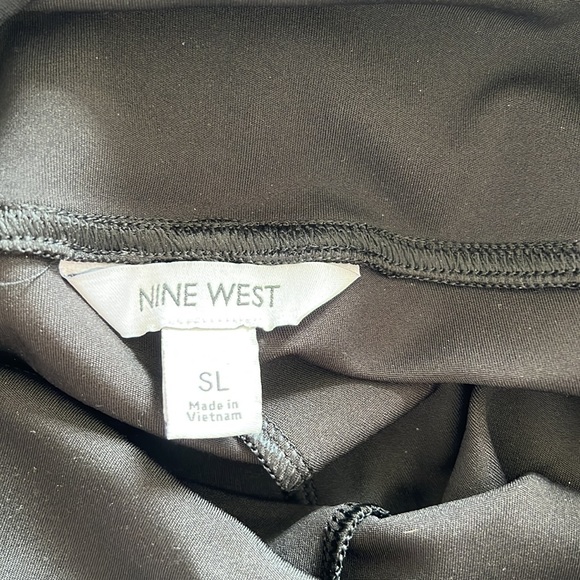 Nine West Faux Leather Look Leggings pants - Picture 3 of 3
